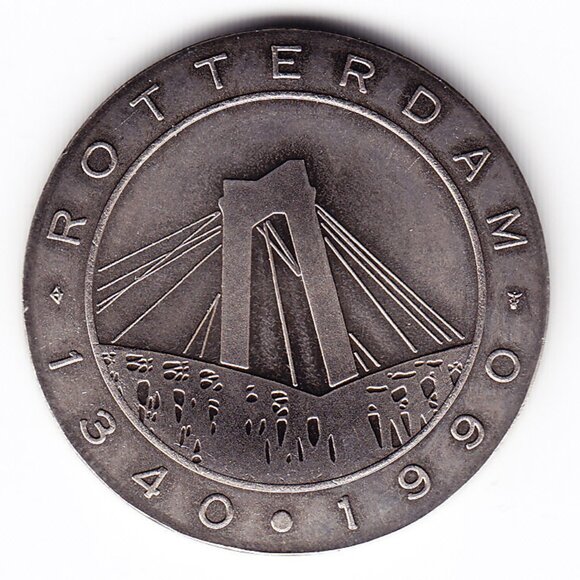 1990 Rotterdam Porter Medal (b123) - Picture 1 of 2